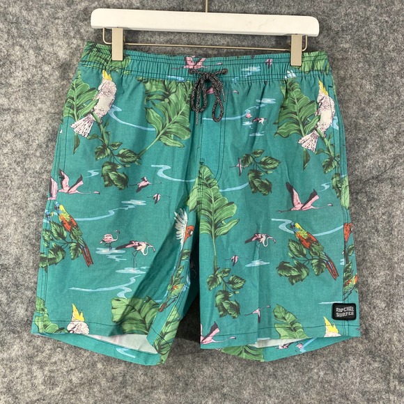 RipCurl Boardshorts Mens Small Laydays Cascade Volley 18" Side Pocket - Picture 2 of 11